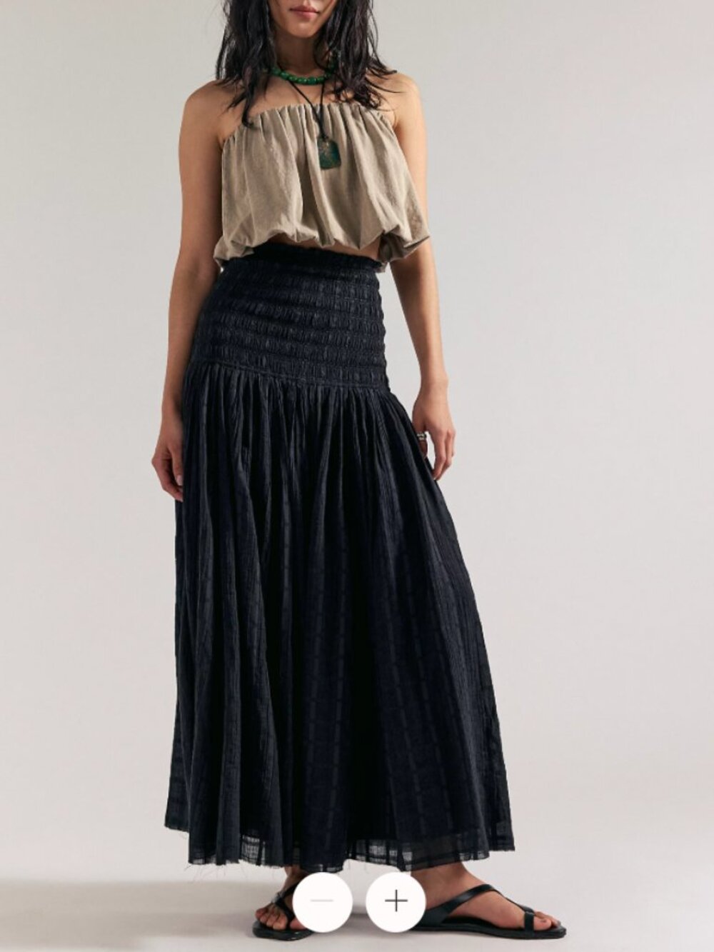 FREE PEOPLE Convertible Black Skirt Great Condition Size XS